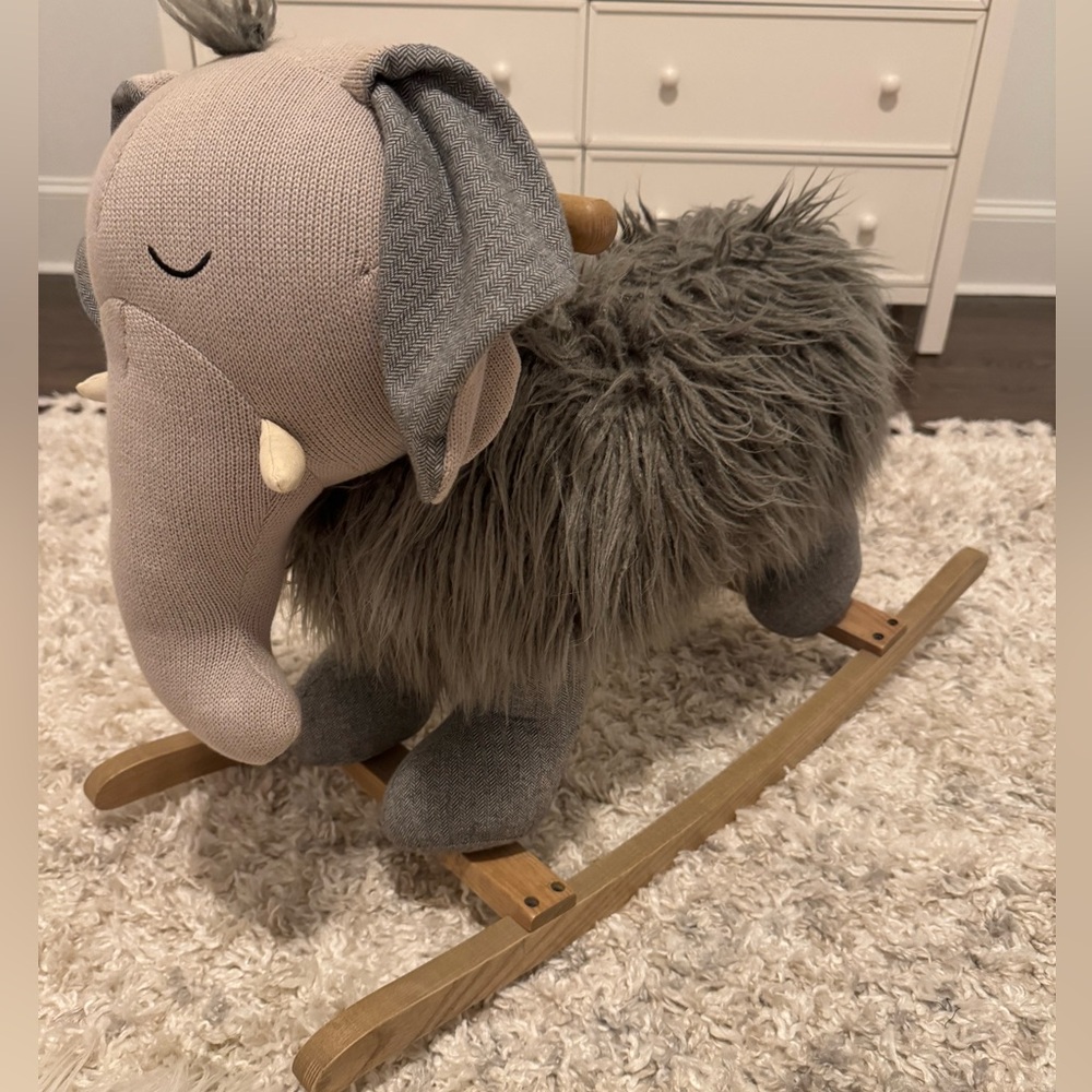 Restoration Hardware elephant rocker